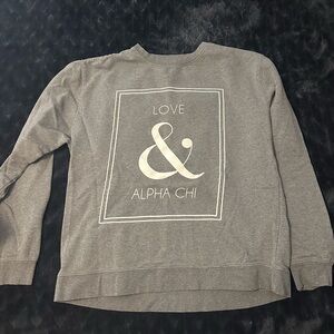 Alpha Chi Gray Sweatshirt